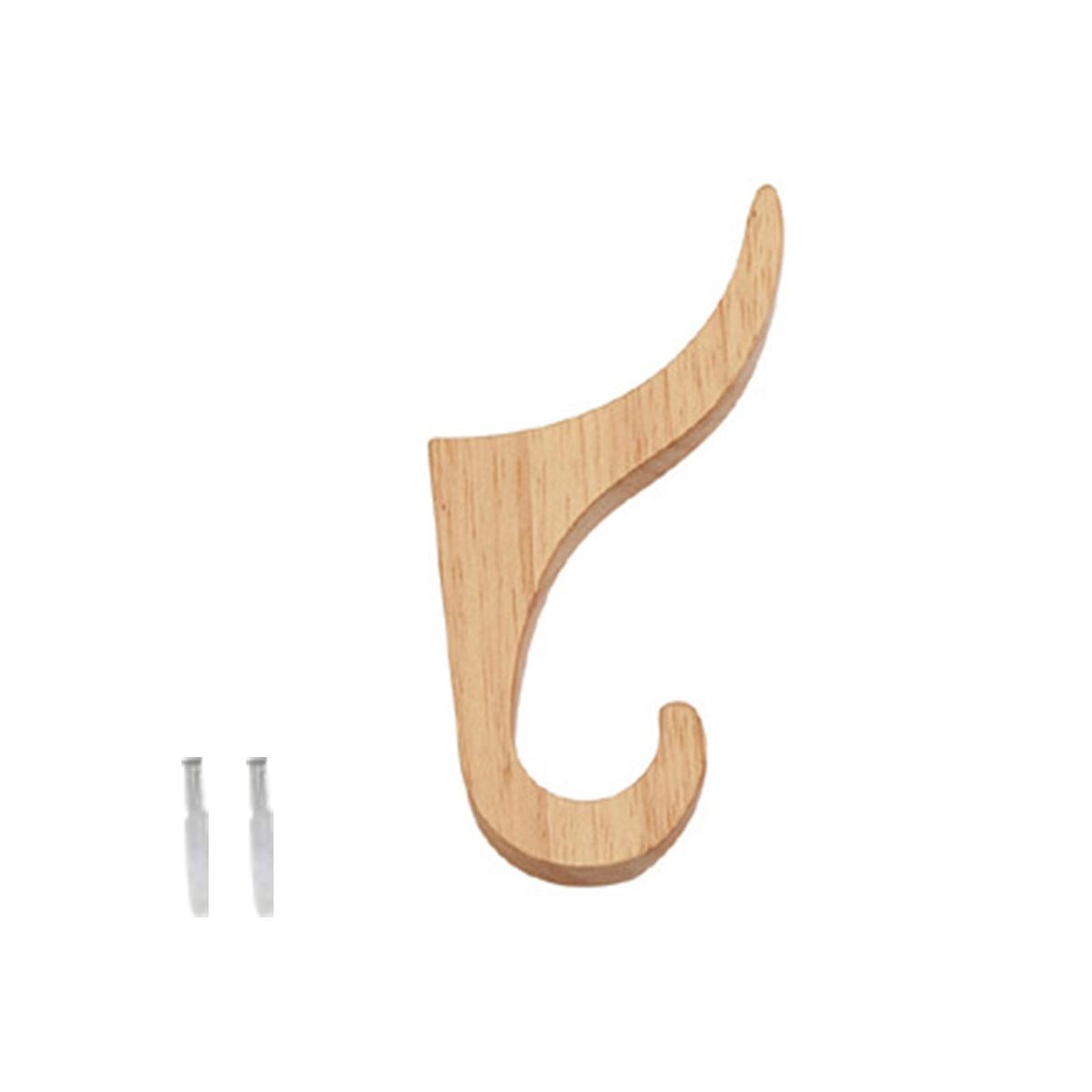 Hat Hook Decoration Solid Wood Key Hook Khaki
