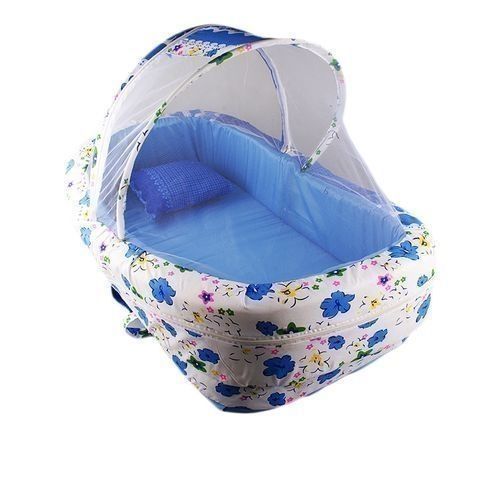 Foldable Moses Baby Bed- Multicolour