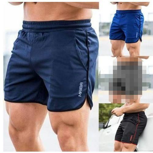 3 Pieces In 1 Men's Sports Shorts Jog Running Pants Breathable Quick Dry