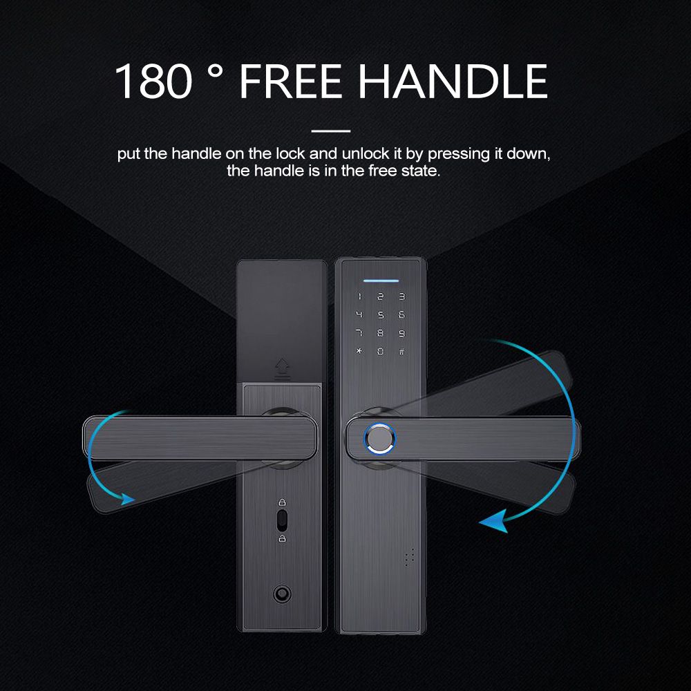 Electronic WiFi APP Password Door Lock Intelligent