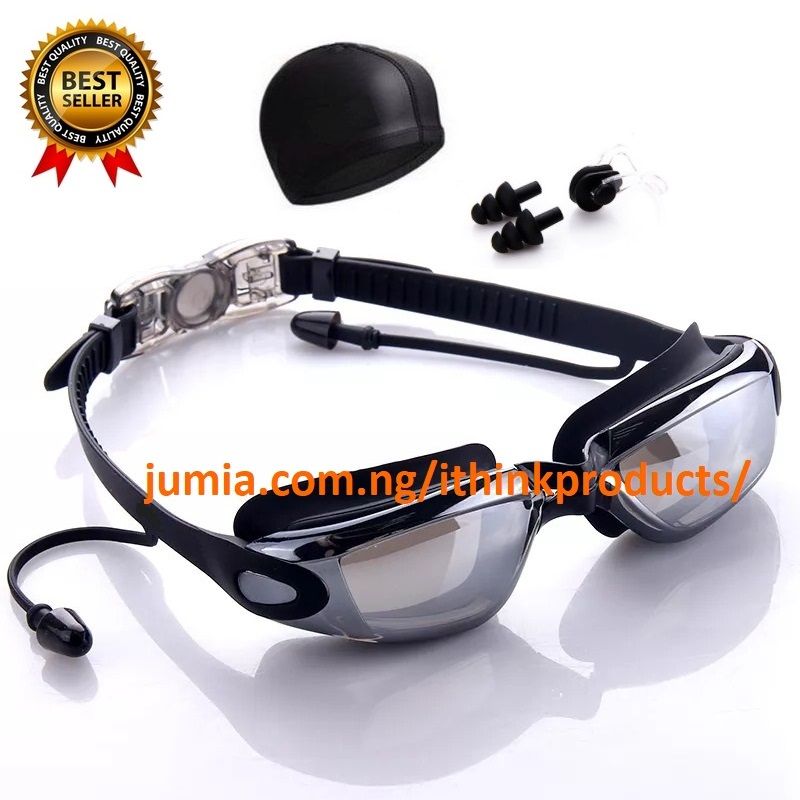 Swimming Goggles HD Waterproof Anti-Fog Glasses Swimming Kit