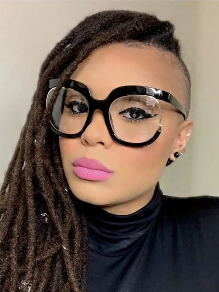 Anti Blue Rays Computer Glasses With Class- Black Frame