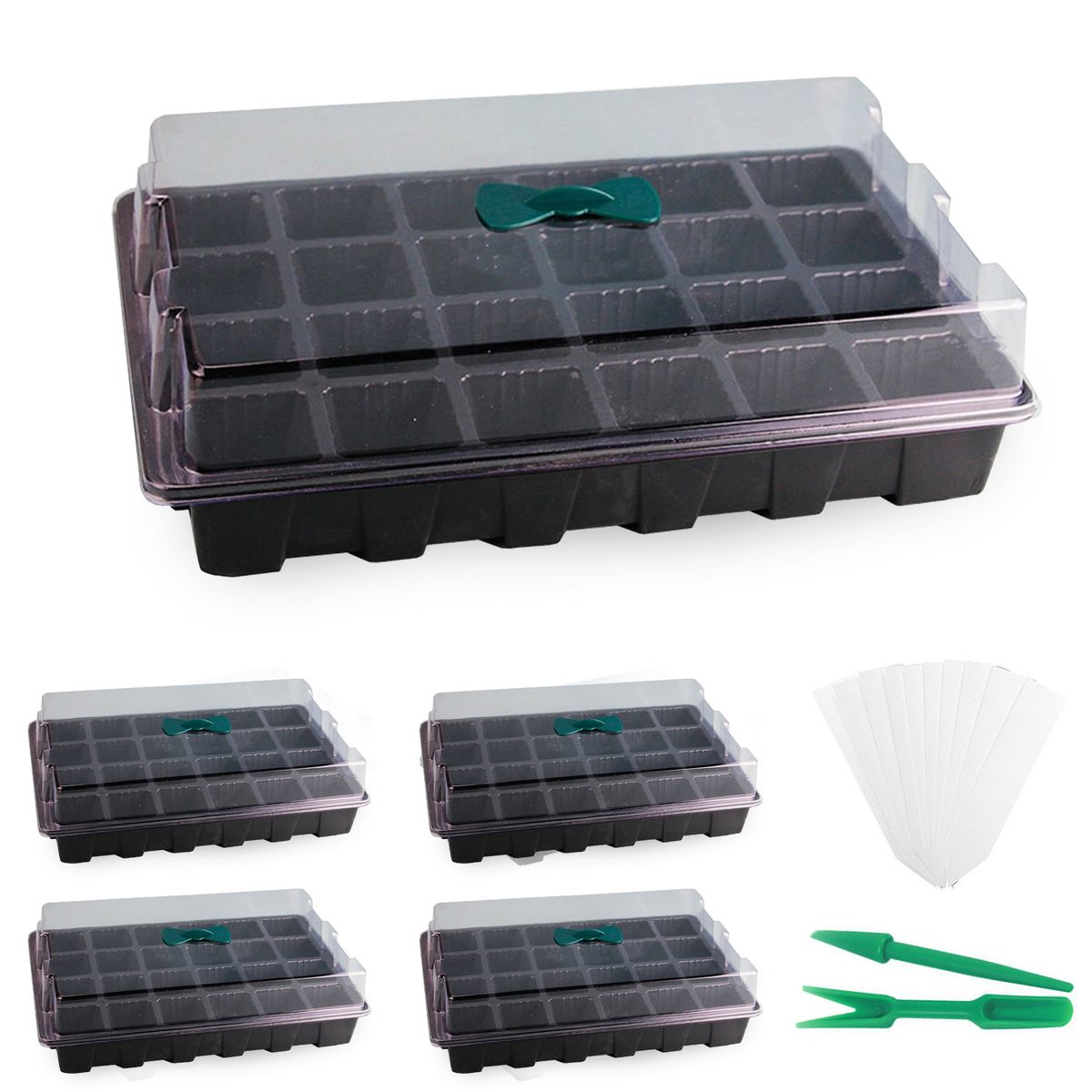 Seed Starter Tray Plant Starter Trays 5 Pack 120 Cells