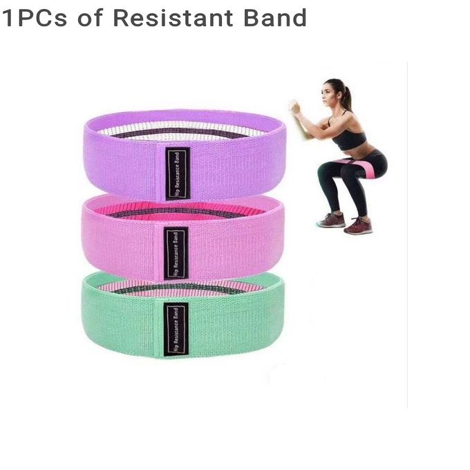 1PC Elastic Non-slip Exercise /Fitness Resistance Yoga Band