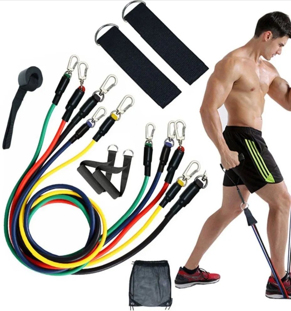 5 Pieces Resistance Bands Exercise Fitness Training