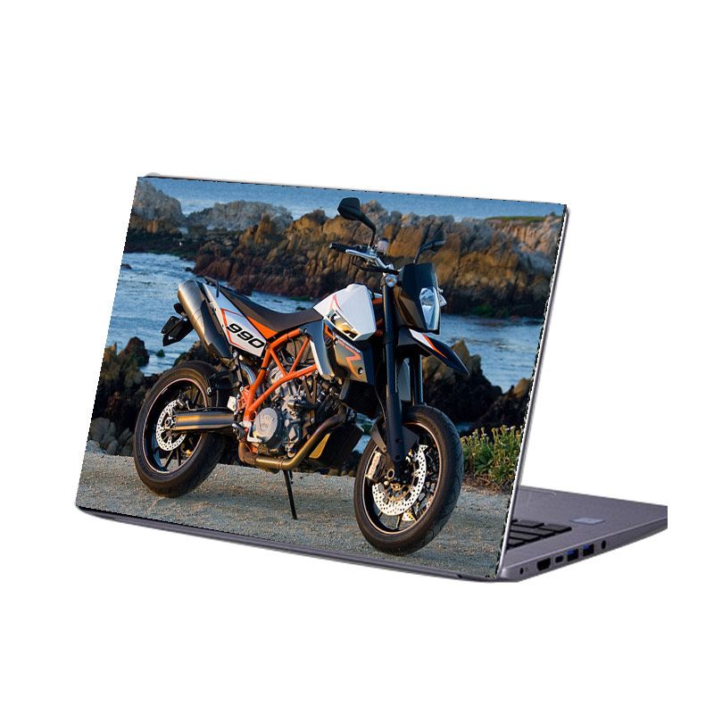 Laptop Decal Vinyl Sticker - Bike Design  11