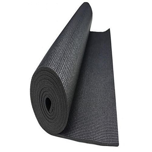 Premium Non-Slip Yoga Mat With Free Carrying Bag- Black