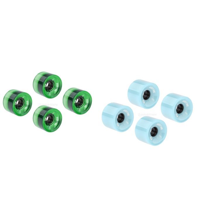 8 Pieces Skateboard Wheels 70x51mm High Performance Roller 78A Cruiser