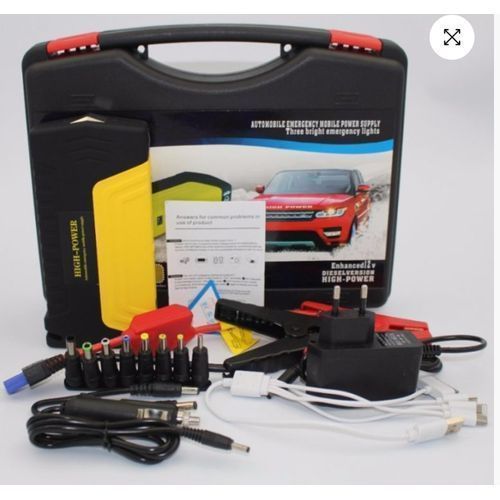 JUMP STARTER KIT POWER BANK 4 Laptop & Mobile Devices - Emergency Car Battery 99800mAh 12V ULTRASAFE LITHIUM  - Torch Light- MULTI FUNCTIONAL - HIGH BOOST PLUS