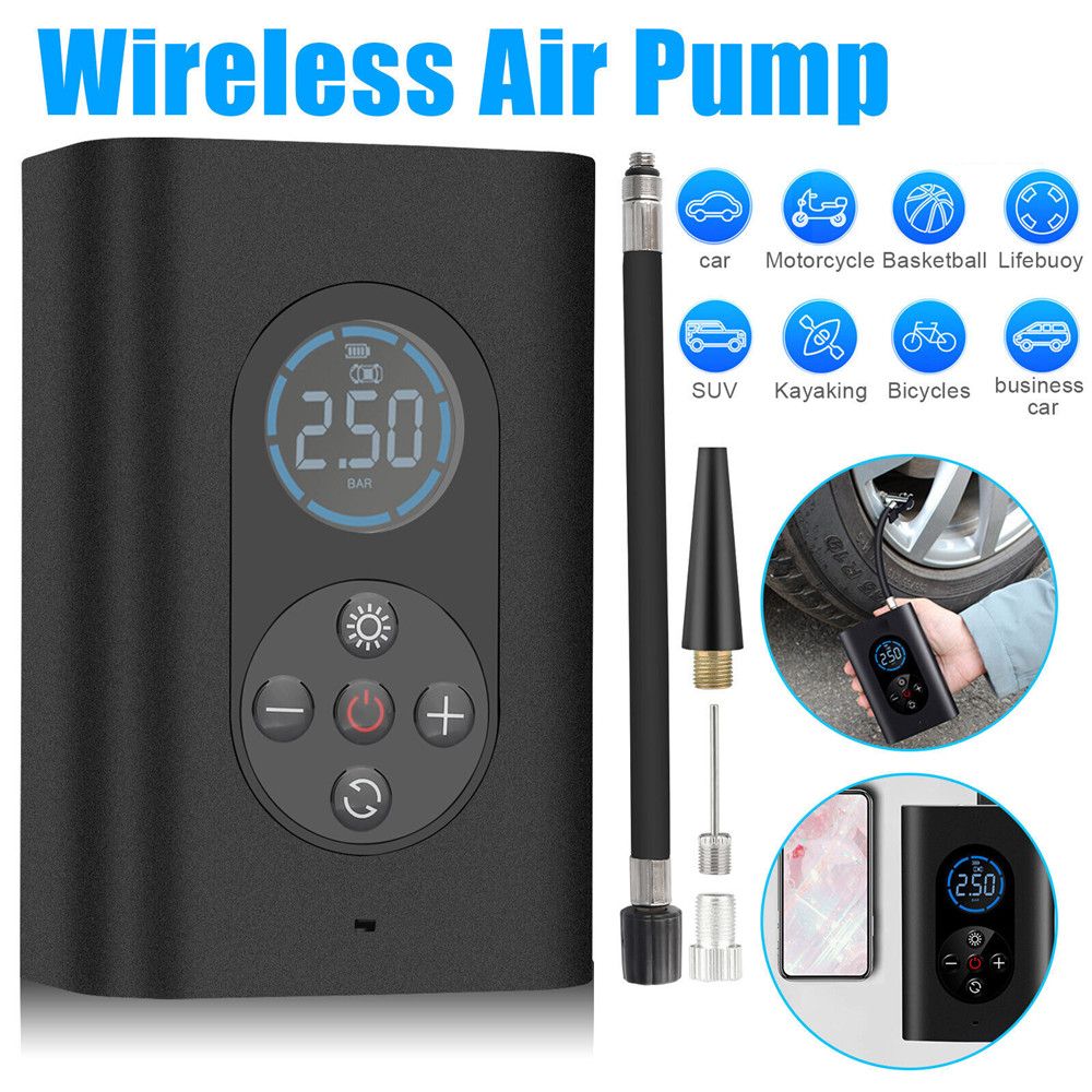 Rechargeable Tire Inflator Air Compressor Tire Pump