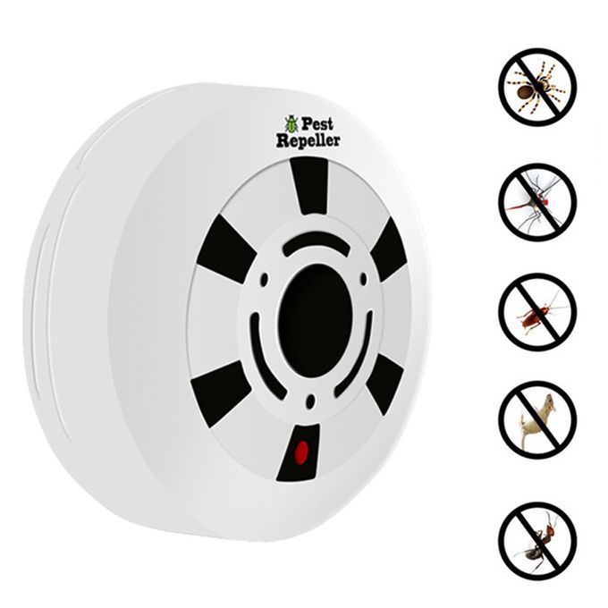 Ultrasonic Pest Repeller Indoor Plug Electronic Vermin-UK Plug