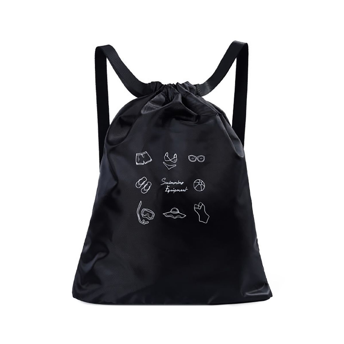Children Swimming Bag Kids Water Sports Shoulder Bag Backpack Black
