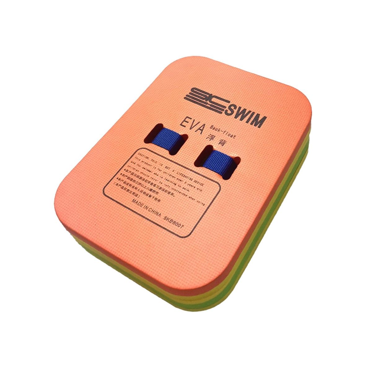 Swimming Kickboard Swim Pool Children Back Drift Board Orange
