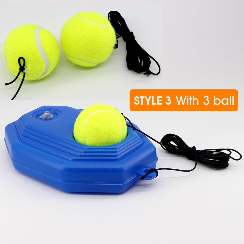 WELKIN Heavy Duty Tennis Training Aids Tool Elastic Rope Ball Practice Self-Duty Rebound Tennis Trainer Partner Sparring Device