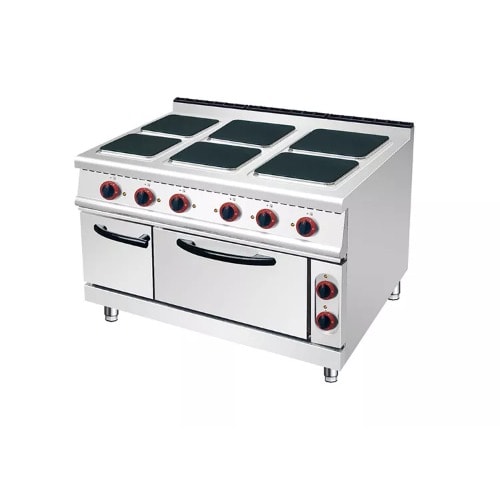 Commercial 6-plate Electric Cooker With Oven