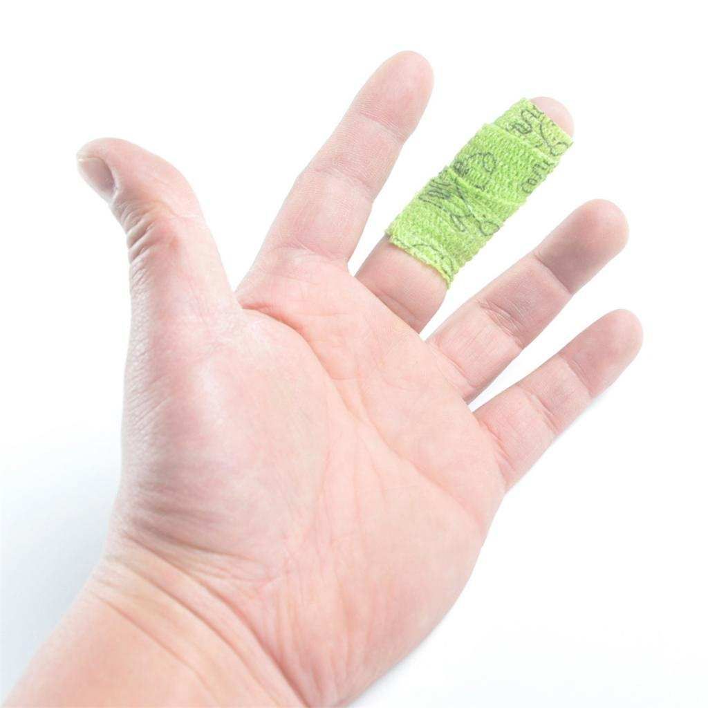 Elastic Non Woven Self Adhesive Cohesive Wrap Bandage 1 Inch White