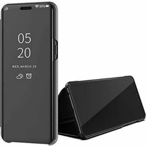 Clear View Case For Samsung Galaxy M11 - Black