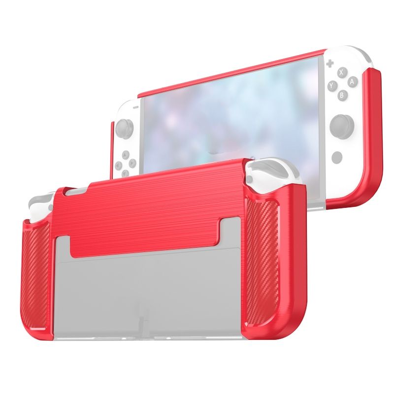 Carbon Fiber TPU Protective Case For Nintendo Switch OLED