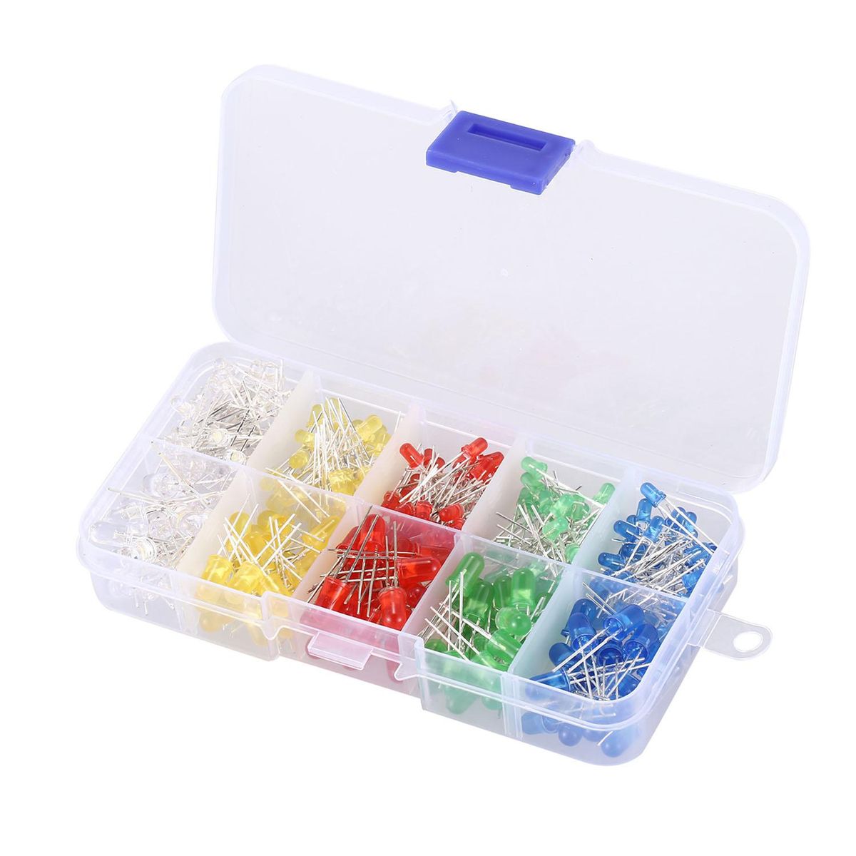 200 pcs 3mm 5mm LED Light diode White Yellow Red blue Green