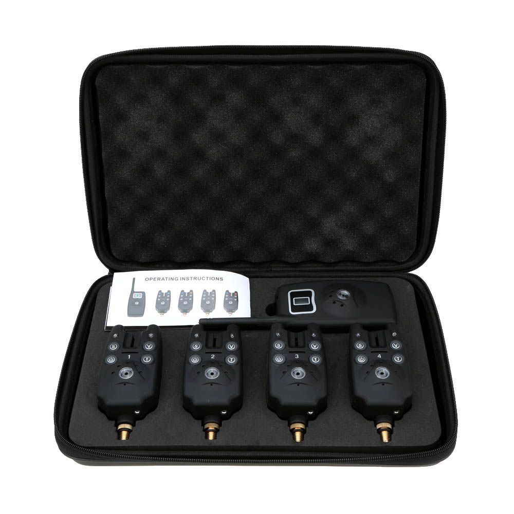 Water Resistant Wireless LED Fishing Bite Alarm Digital