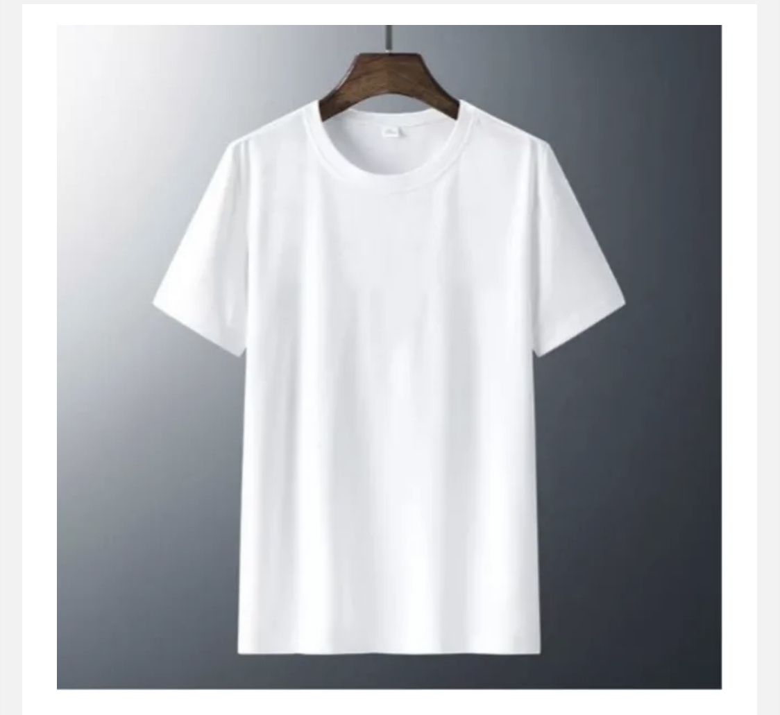 High Quality Plain White Round Neck Polo