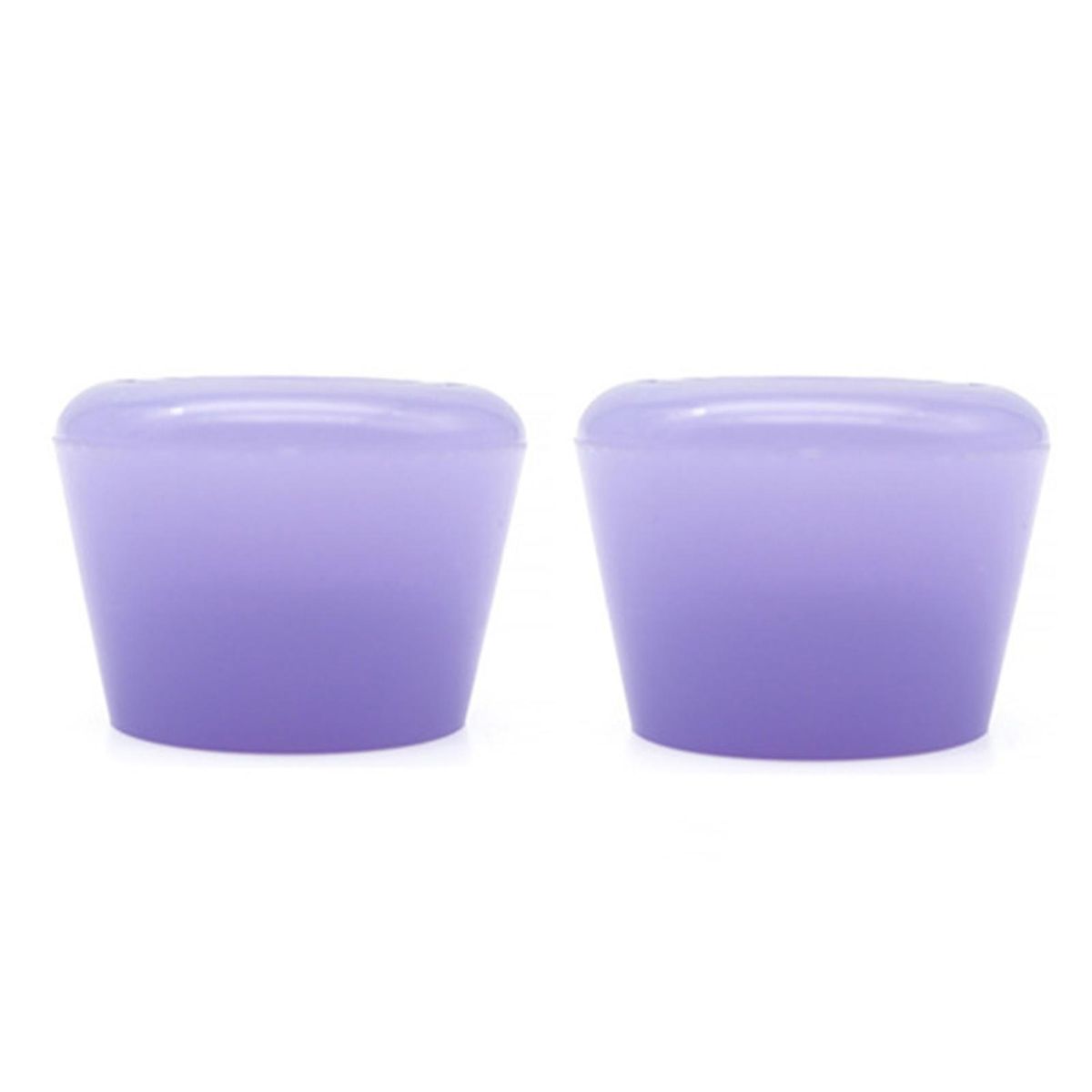 2Pcs Skate Stoppers Double Roller Skate Toe Stops Plugs Purple