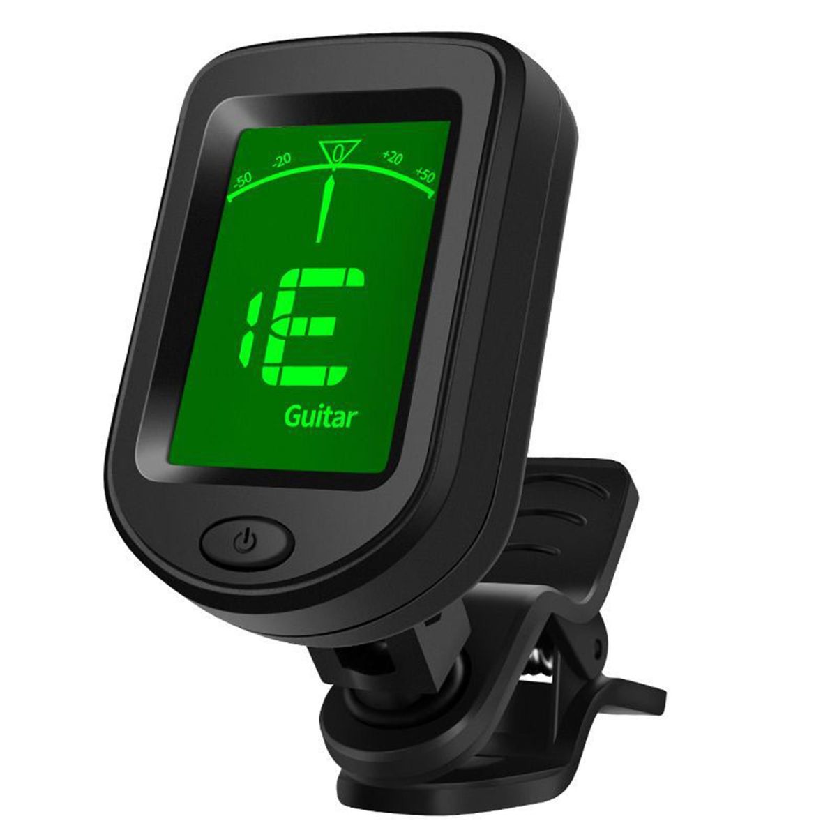 Bass LCD Display Digital Guitar Black
