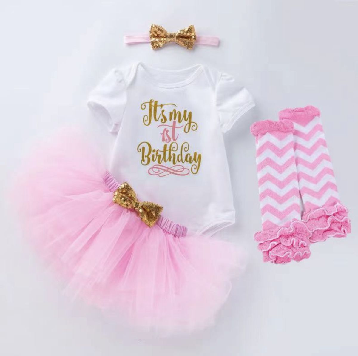 It's My 1st Birthday Tutu Set- Size 1
