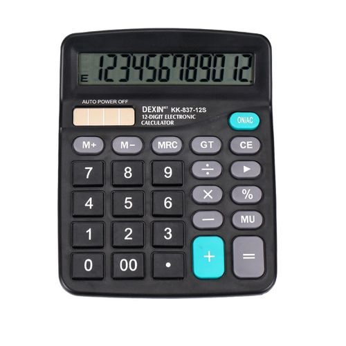 12 Digit Scientific Calculator Solar AA Battery Dual Energy General Purpose Calculators Programmer Calculadora Calculadoras 1Pcs