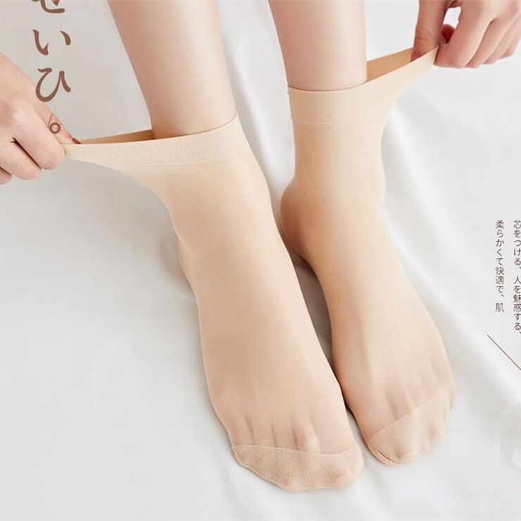 10 Pairs Silk Stockings Short Socks Women Ankle Socks
