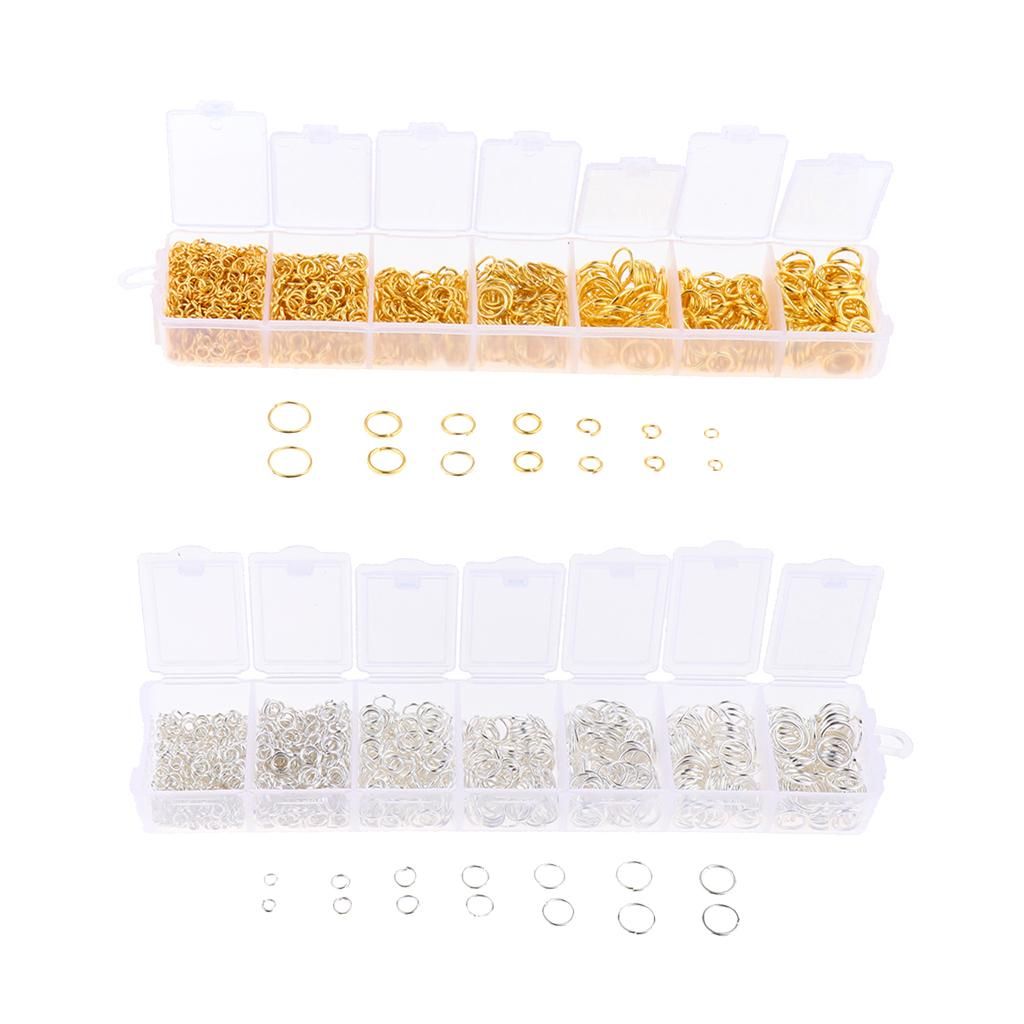 3000pcs Open Jump Rings Split Rings For Jewlery Making DIY Earring