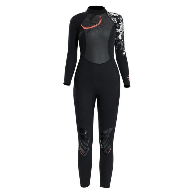 Diving Wetsuit Chinese Style Dive Wet Suit Jumpsuits Full Jumpsuit M
