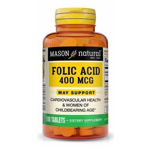 Folic Acid 400mcg - 100 Tablets