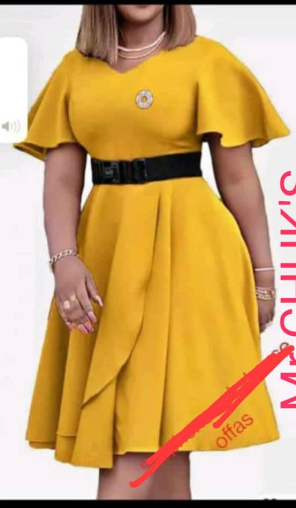 Ladies Gorgeous Cooperate Gown (No Belt)
