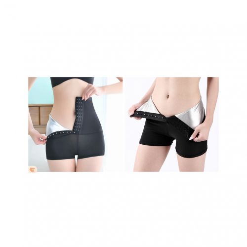Three Points Silver Coated Tummy Control Girdle Sweatpants.