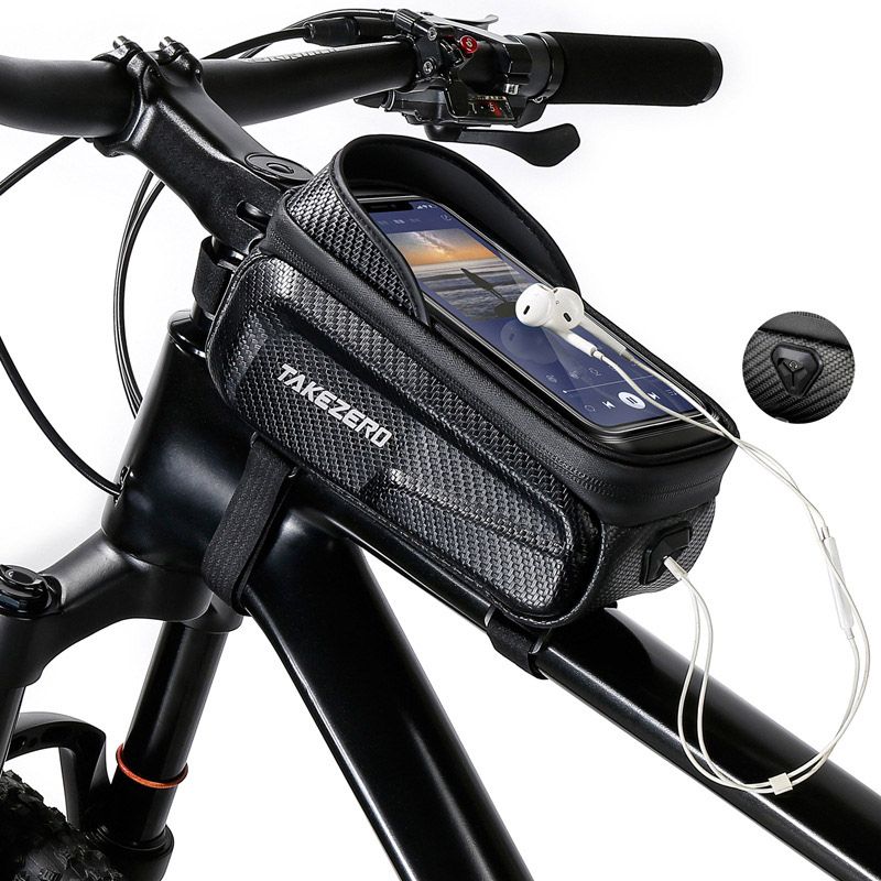 Bike Phone Mount Bag EVA Bike Front Frame Phone Holder Case