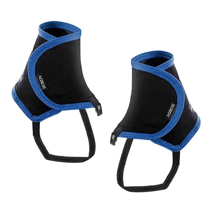 Trail Running Waterproof Leg Gaiters Protective Wrap Shoe Covers Blue