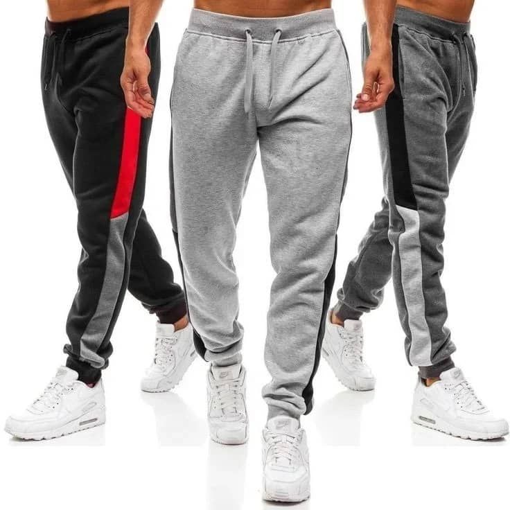 3-in-1 Trousers Men Pants Indoor And Outdoor Polyester Sports Workout Joggers
