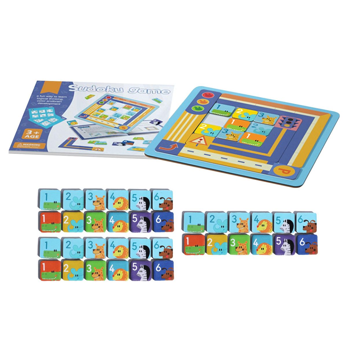 1 Set Brain Game Math Game Kids Brain Toys Multicolor