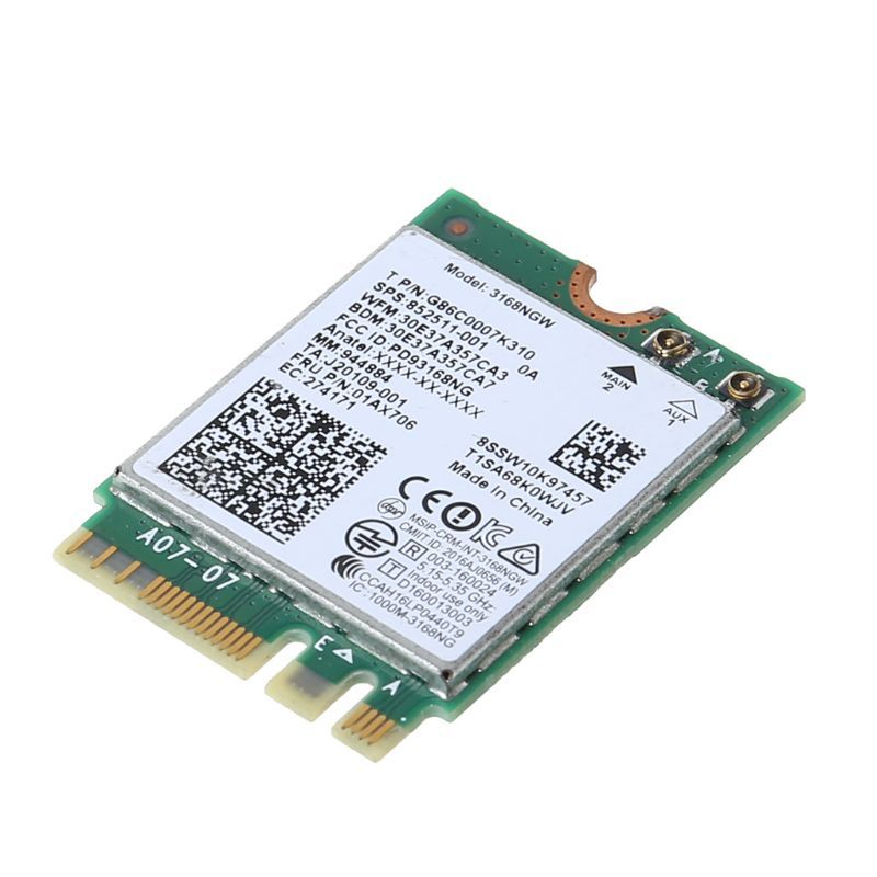 Wireless Wlan Card For In-tel 3168 AC 3168NGW NGFF M.2