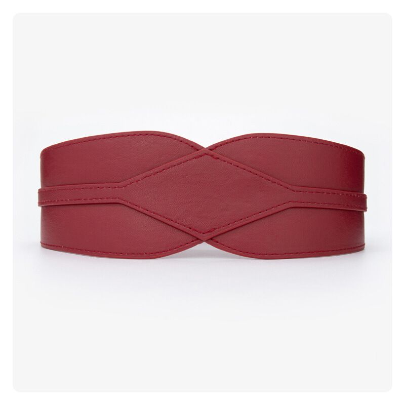 Women Elastic Wide Belt Stretchy Dress Belts