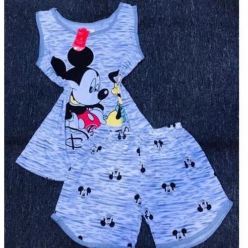 Ladies Night Wear - Top And Short - Disney