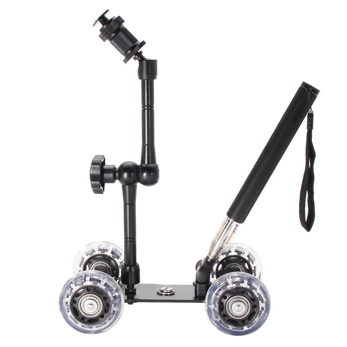 Table Camera Video Wheels Rail Rolling Track Slider Mobile Dolly Car Glide Set