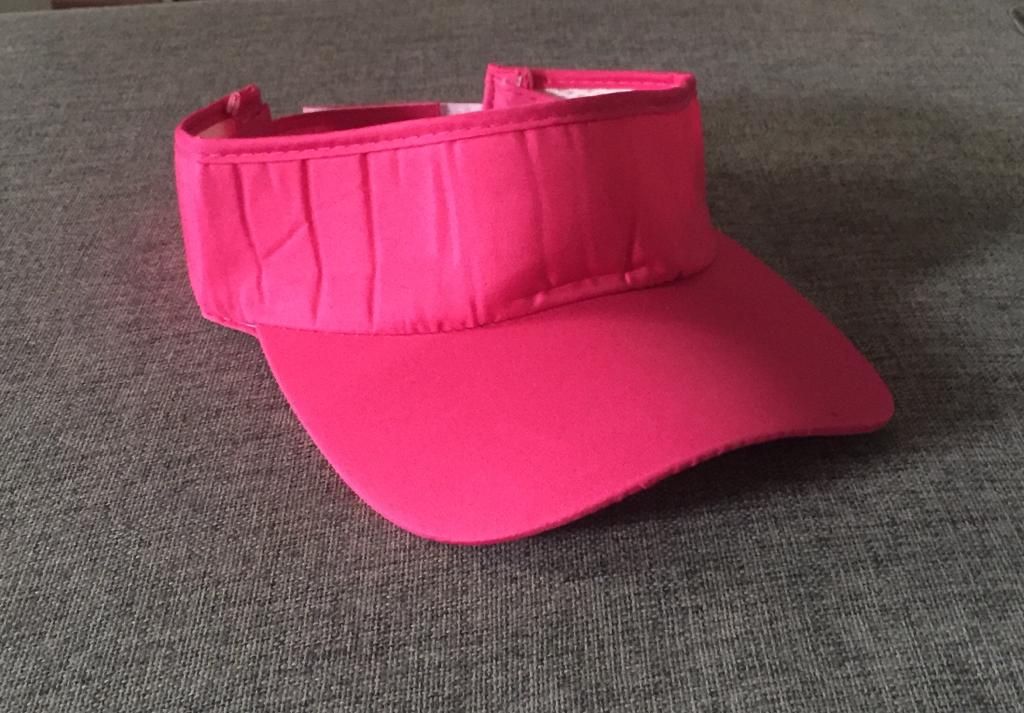 Plain Unisex Visor Cap - Pink