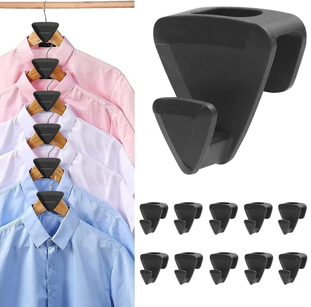 10pcs Triangle Clothes Hanger Hook