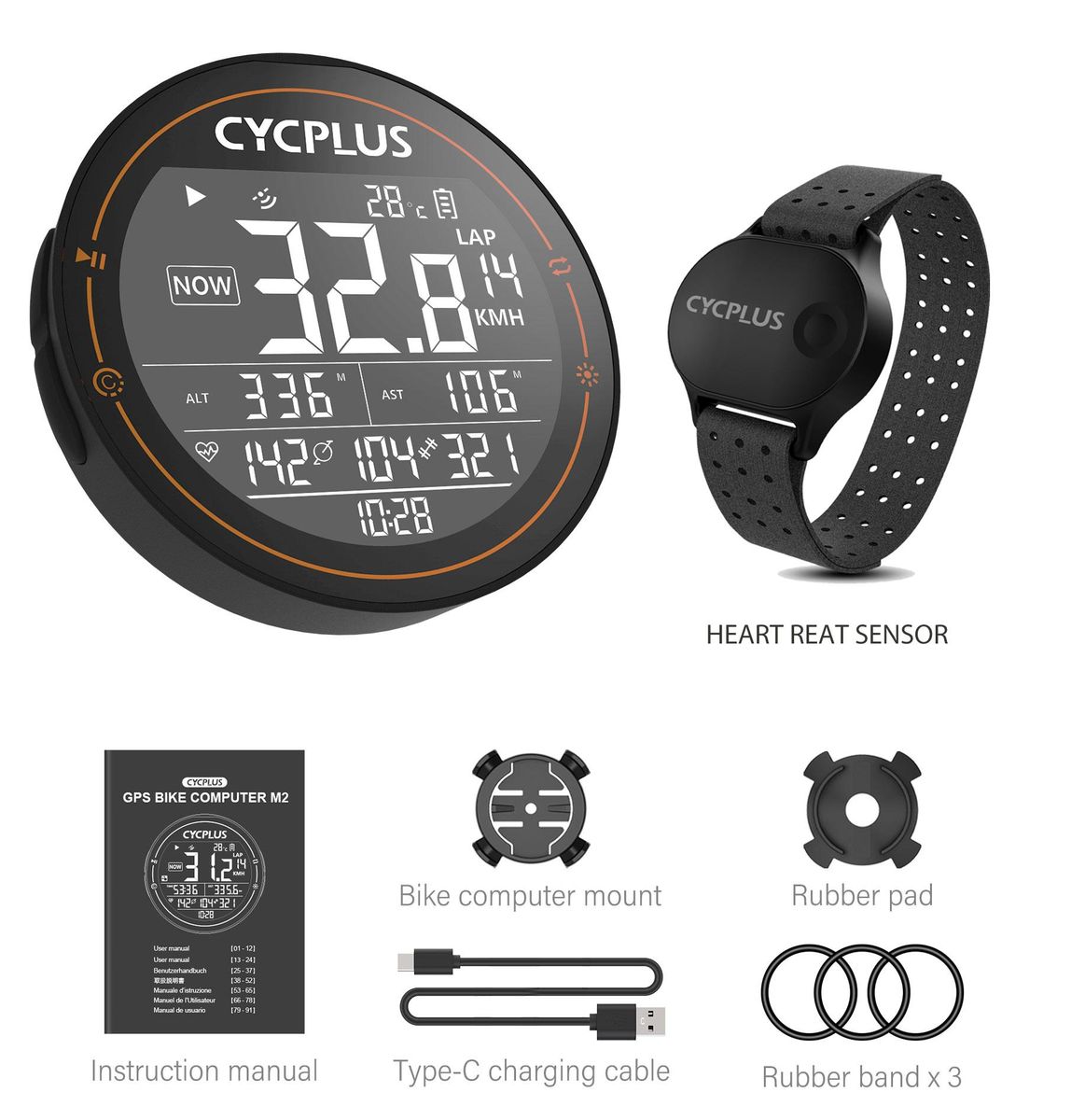 M2  Cycle Computer Support For Xoss Wireless  Bluetooth 4.0 ANT+ Odometer Waterproof Bicycle Accessories