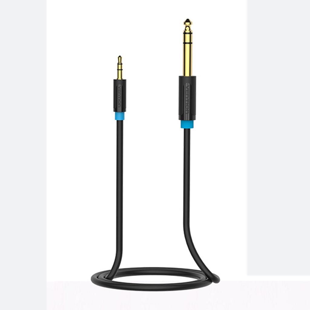 3.5mm To 6.5 / 6.35mm Male To Male Auxiliary Cable Adapter For Mixer