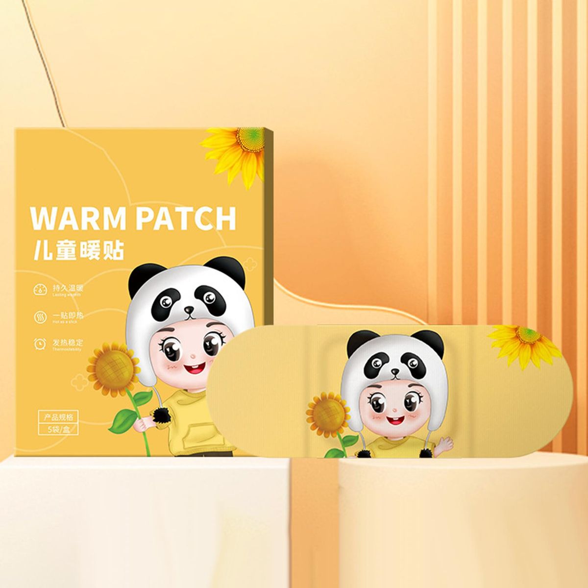 5PcsBox Baby Warm Patches Foot Hand Body Warm Stickers