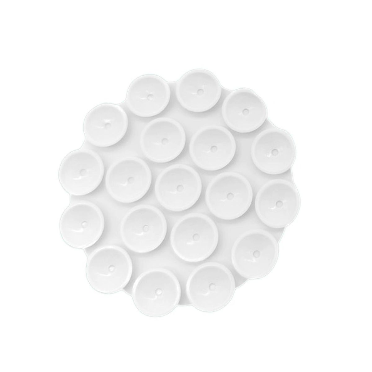 Suction Cup Phone Holder 19 Grains Single Side Adjustable Cell Phone Stand Suction Cup White