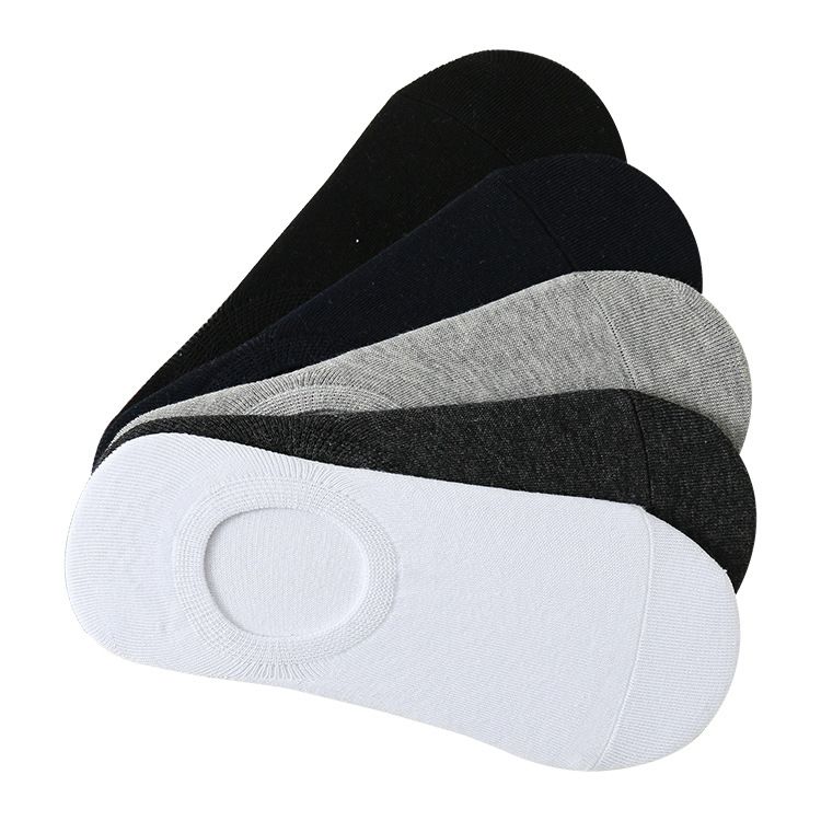 5 Pairs Men's Quality Ankle Socks Low Cut Cotton Socks